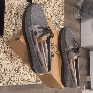 🔥Brand New Sorry Top Siders Gray🔥